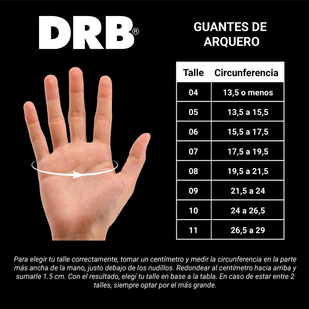 DRB LEADER 23 BLACK/RED (FERULAS EXTRAIBLES 4 DEDOS)