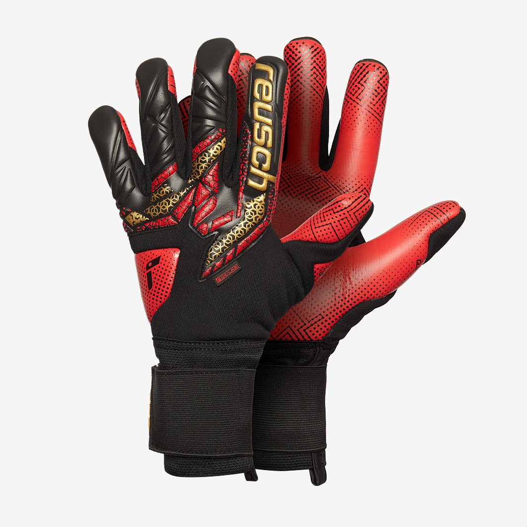 GUANTE REUSCH ATTRAKT GOLD X GLUEPRINT SIN FERULA