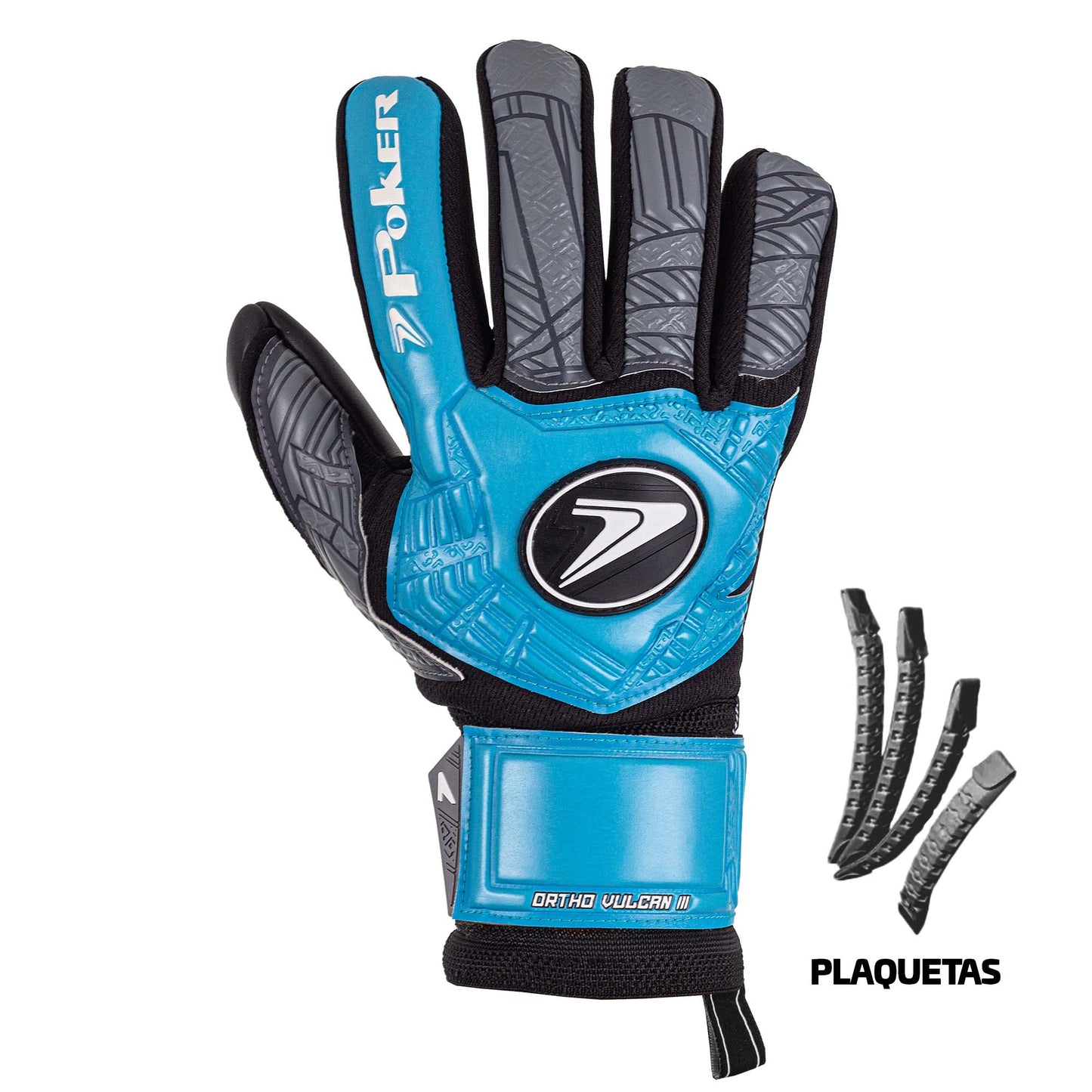 POKER  ORTHO VULCAN III CELESTE/GRIS (CON FERULAS)