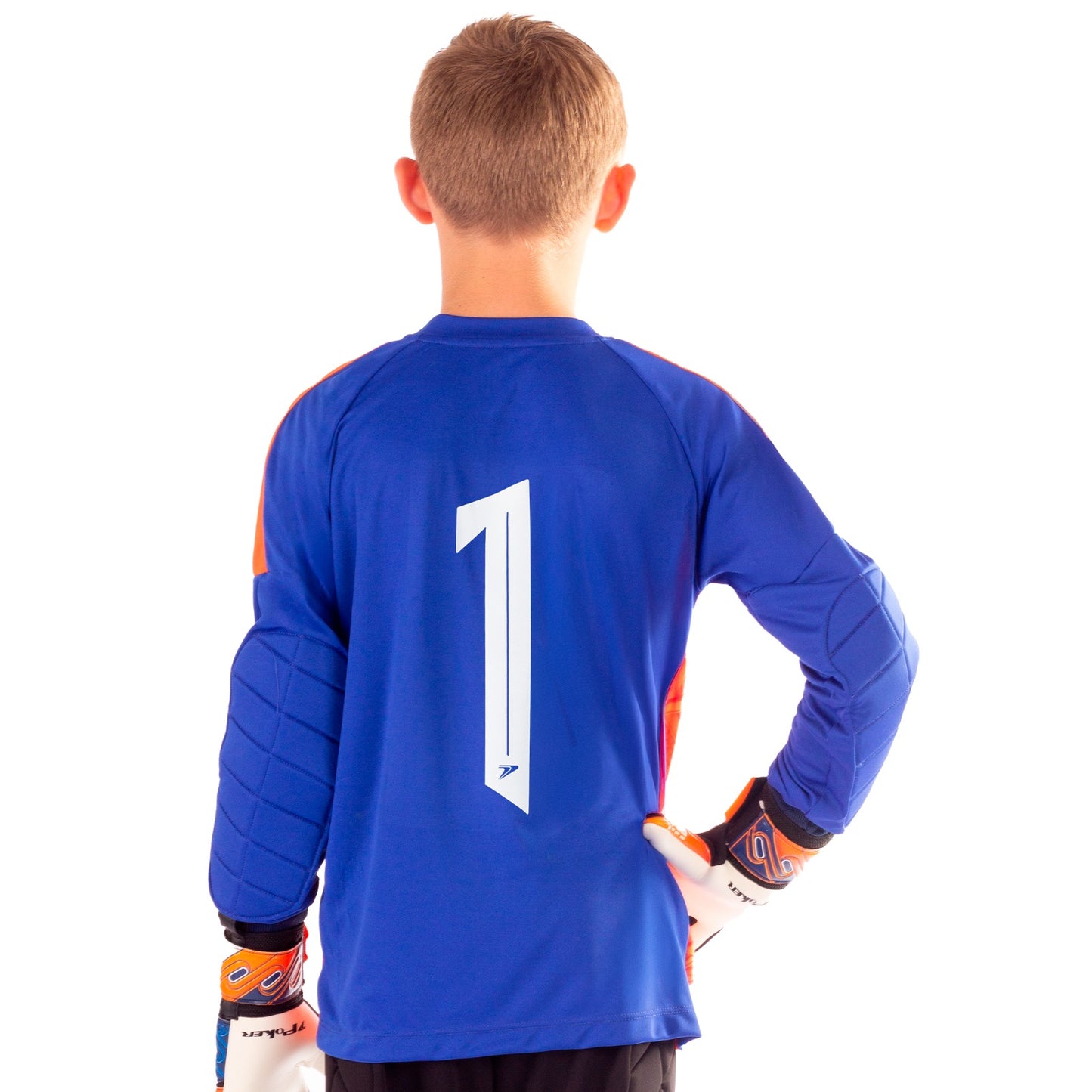 POLERA DE ARQUERO MANGA LARGA POKER CARDIO (NARANJA) NIÑO