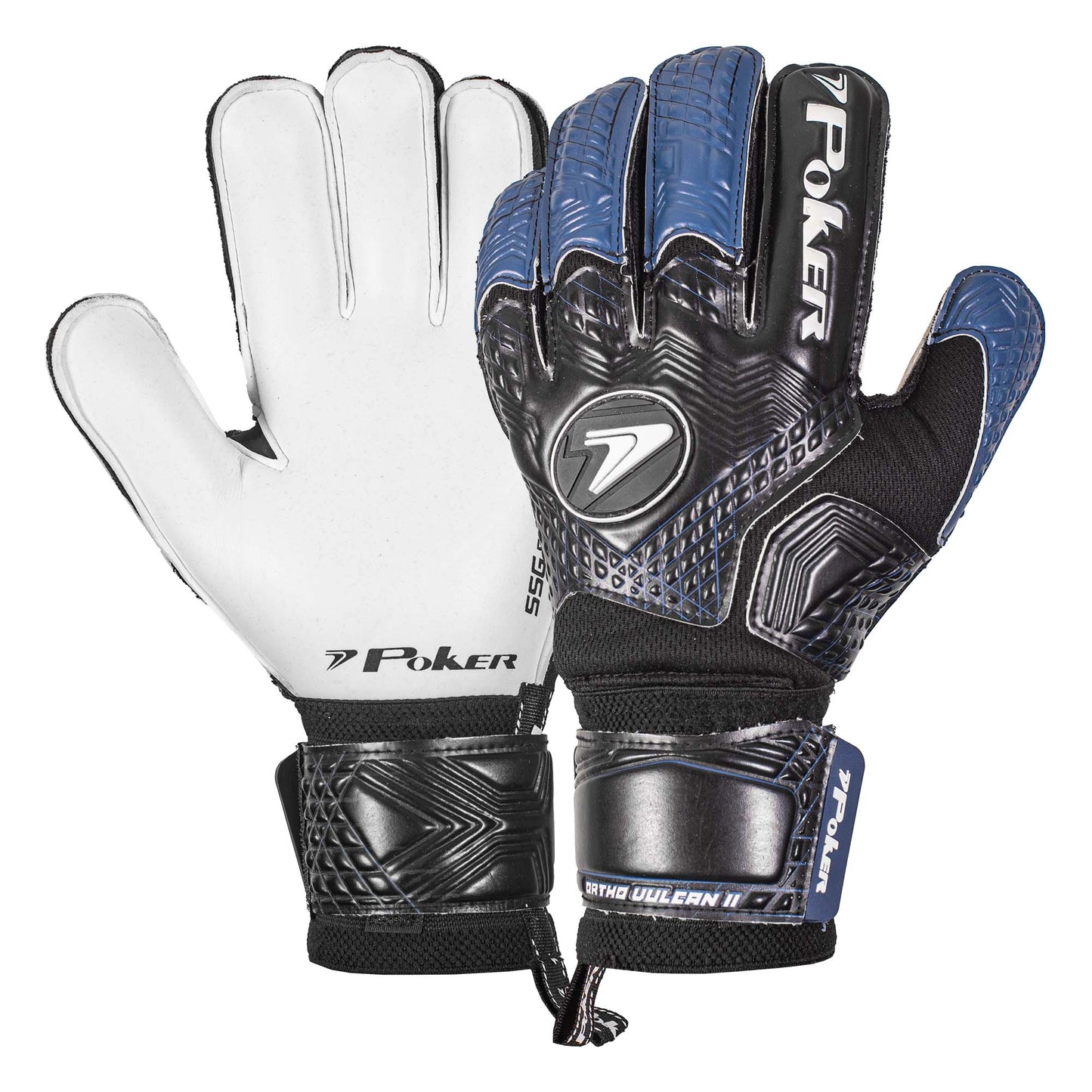 POKER  ORTHO VULCAN II NEGRO/AZUL (CON FERULAS)