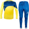 KIT DE ARQUERO HO SOCCER KEEPER PREMIER JUNIOR AMARILLO/AZUL