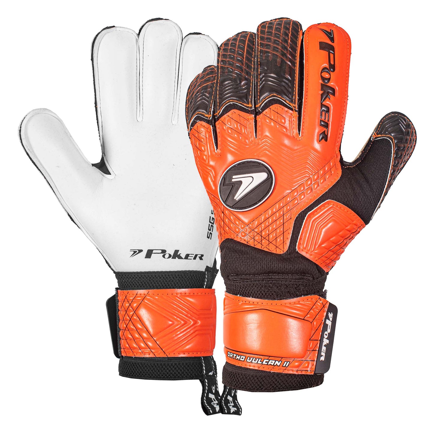 POKER  ORTHO VULCAN II NARANJO/NEGRO (CON FERULAS)