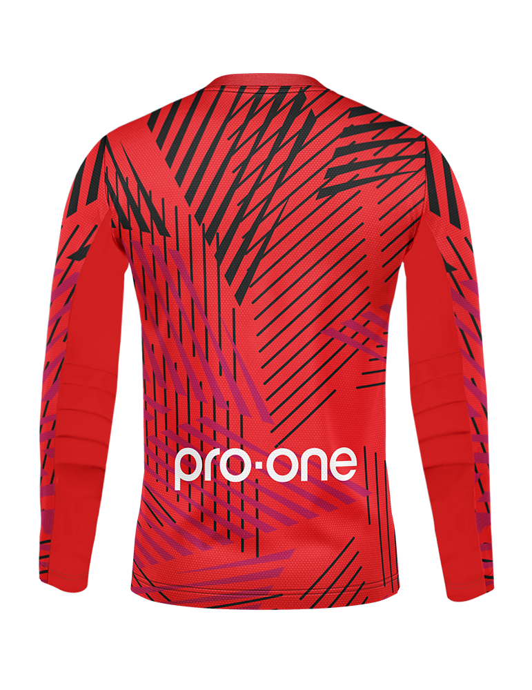 POLERA DE ARQUERO M/LARGA PRO-ONE ENERGY ROJO