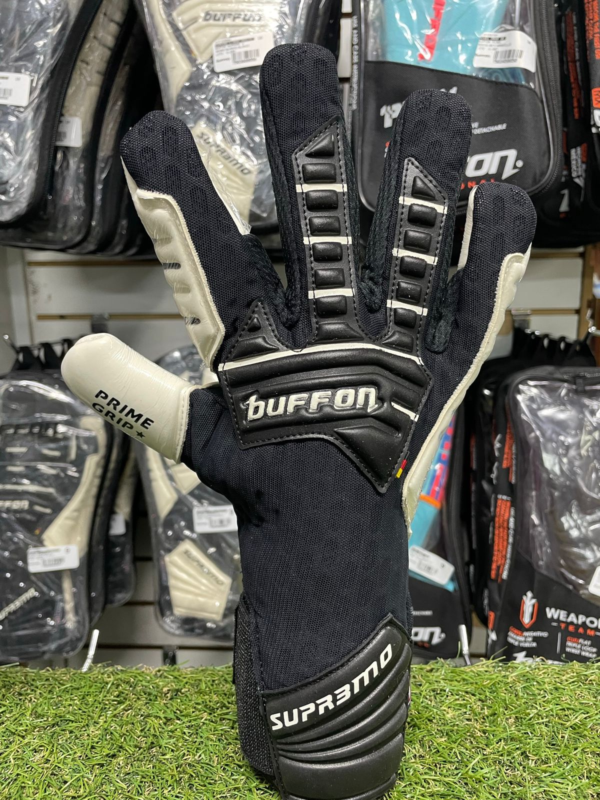GUANTE BUFFON SUPR3MO NEGRO/NEGRO/BLANCO