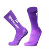 CALCETA ANTIDESLIZANTE ADULTO FOOTBALL SOCKS MORADA (39-44)