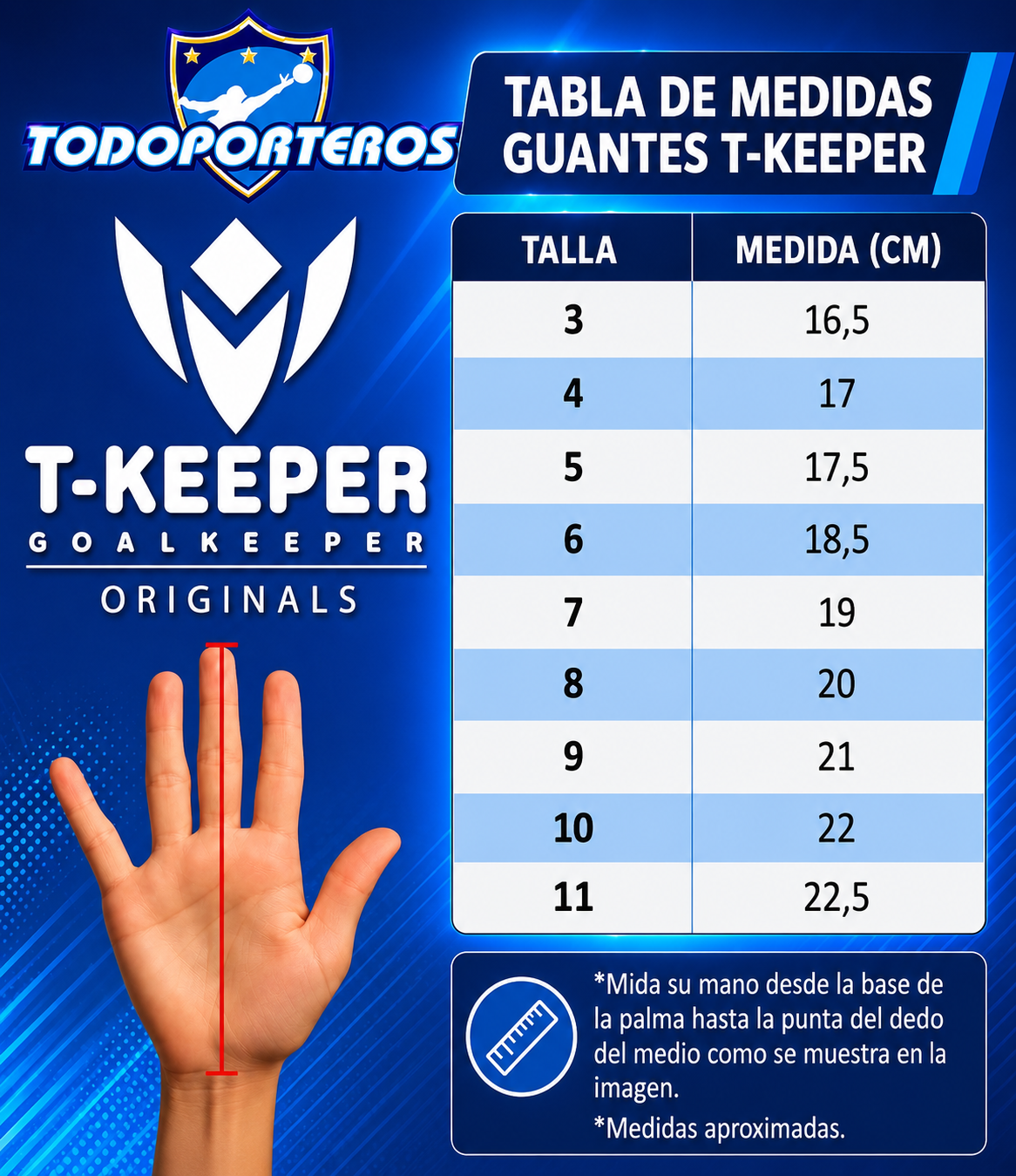 T-KEEPER PREDATOR ROJO/NEGRO (5 FERULAS EXTRAIBLES)