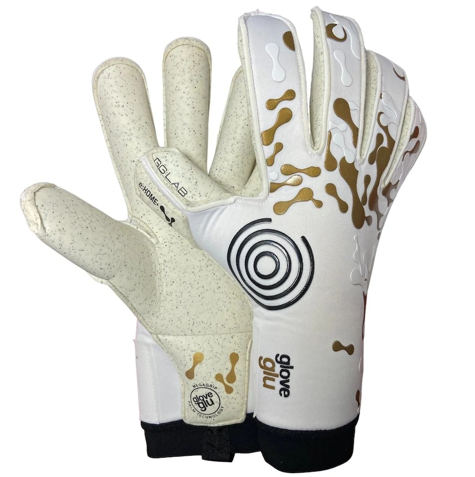 GLOVE GLU E:XOME+ MEGAGRIP RF BLANCO/ORO (SIN FERULAS )