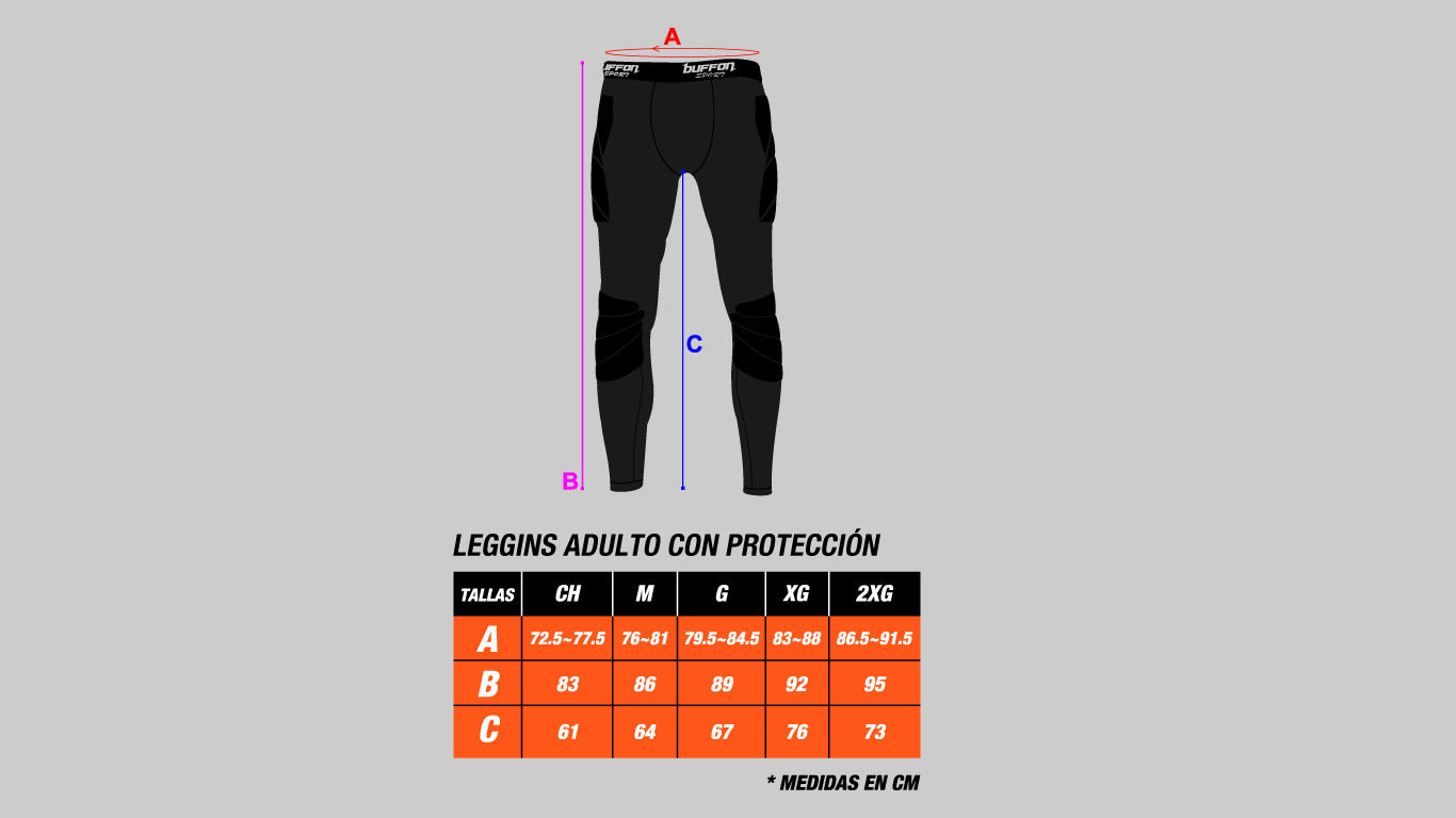 CALZA LARGA CON PROTECCION BUFFON