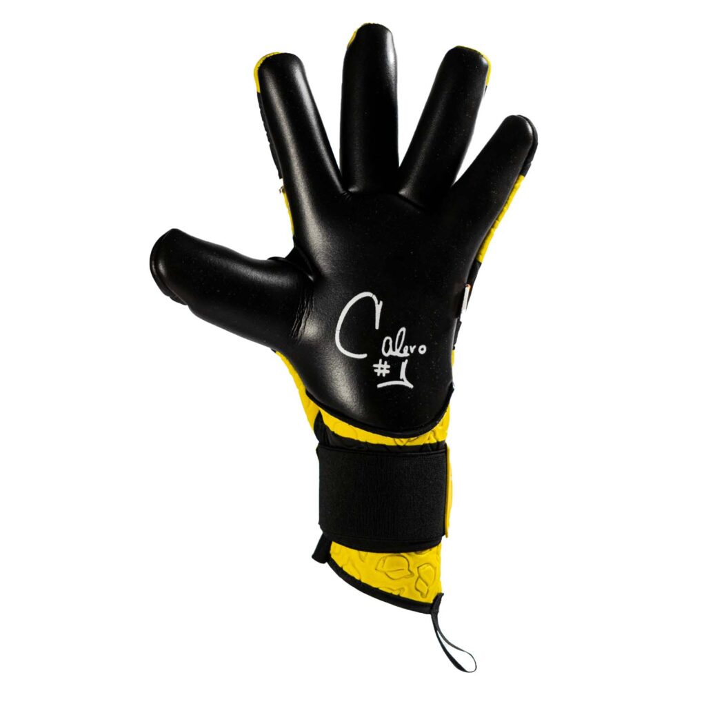 BOX NAVIDEÑO GUANTE KEEPA CALERO NEGRO AMAILLO TALLA 10