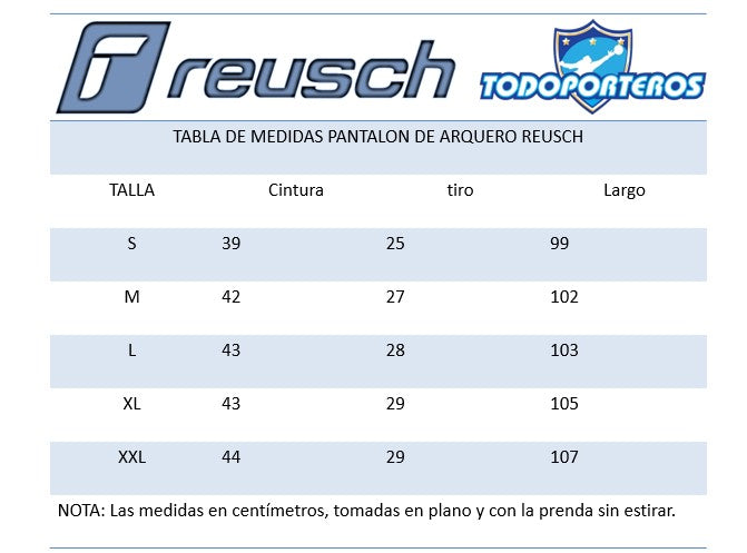 PANTALON DE ARQUERO REUCHS GK ENTRENAMIENTO