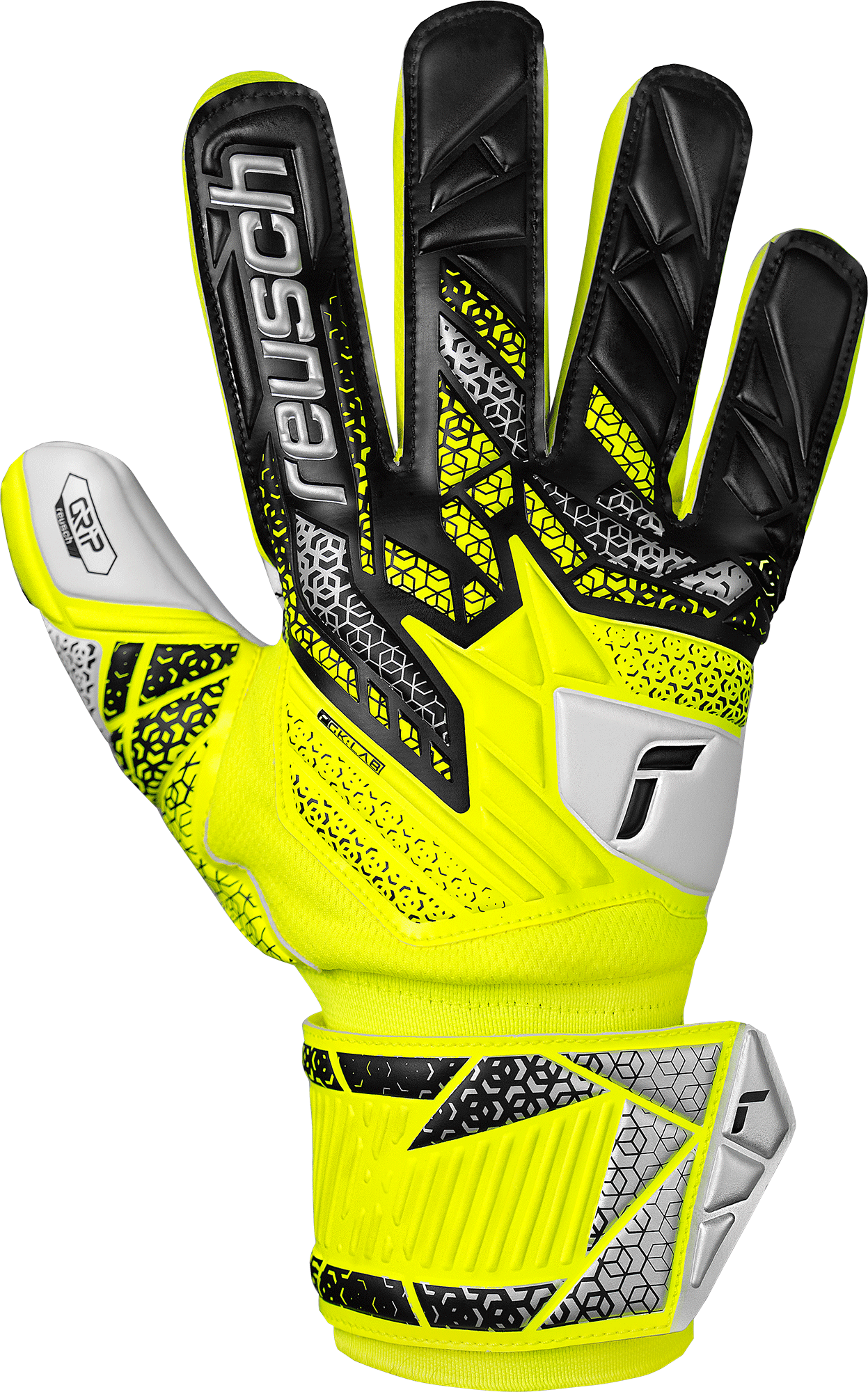 REUSCH ATTRAKT GRIP JUNIOR AMARILLO (SIN FERULAS)