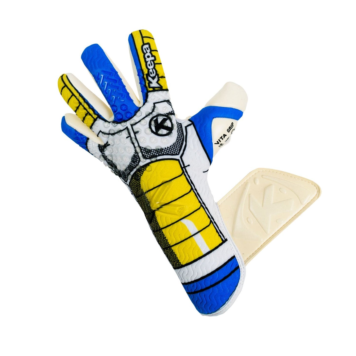 DELTA HERO EDICION LIMITADA AMARILLO/AZUL/BLANCO(SIN FERULAS)