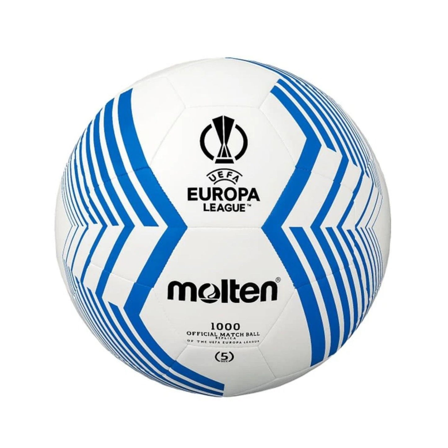 BALÓN DE FUTBOL MOLTEN UEFA EUROPA LEAGUE AZUL 22-23 #5
