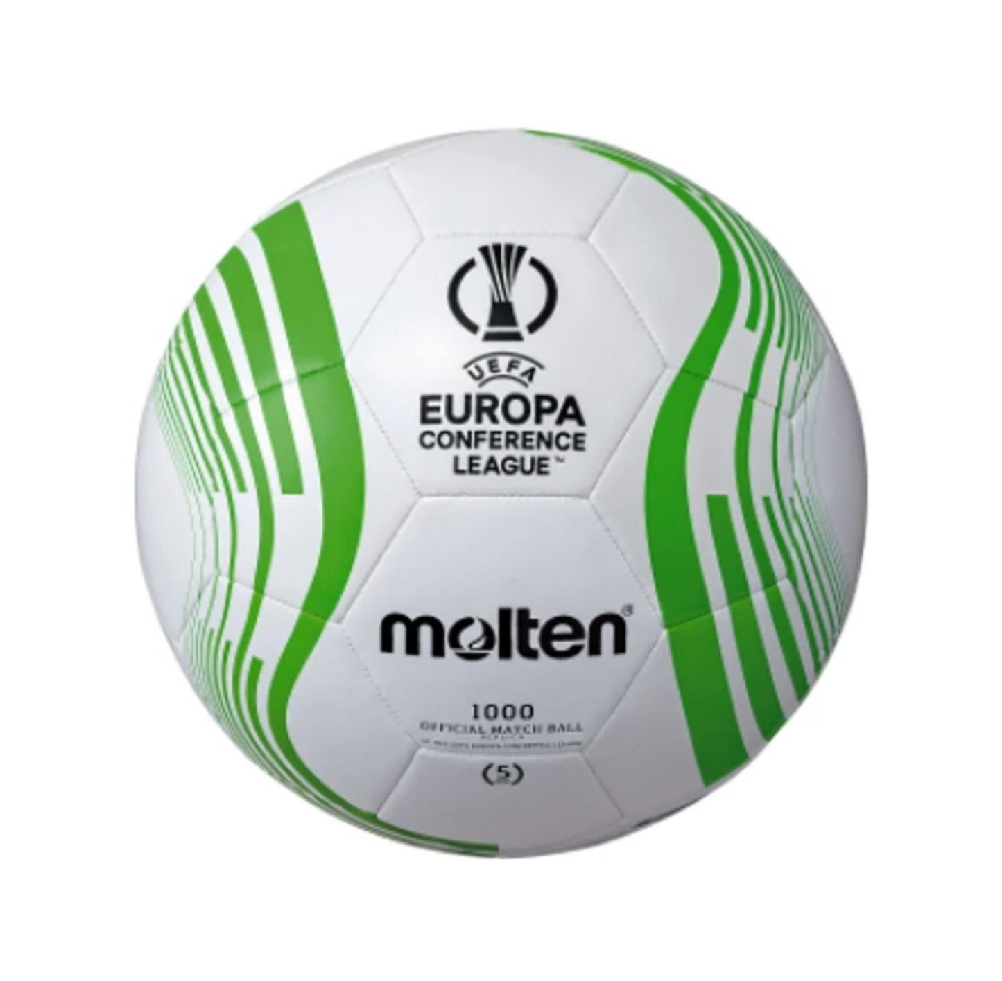 BALÓN DE FUTBOL MOLTEN UEFA EUROPA LEAGUE VERDE 22-23 #5