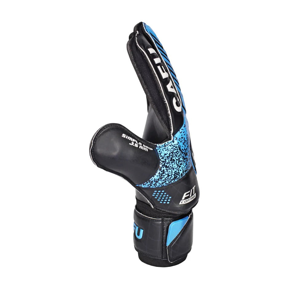 CAFU KEEPER FLAT NEGRO/AZUL (CON FERULAS EXTRAÍBLES)