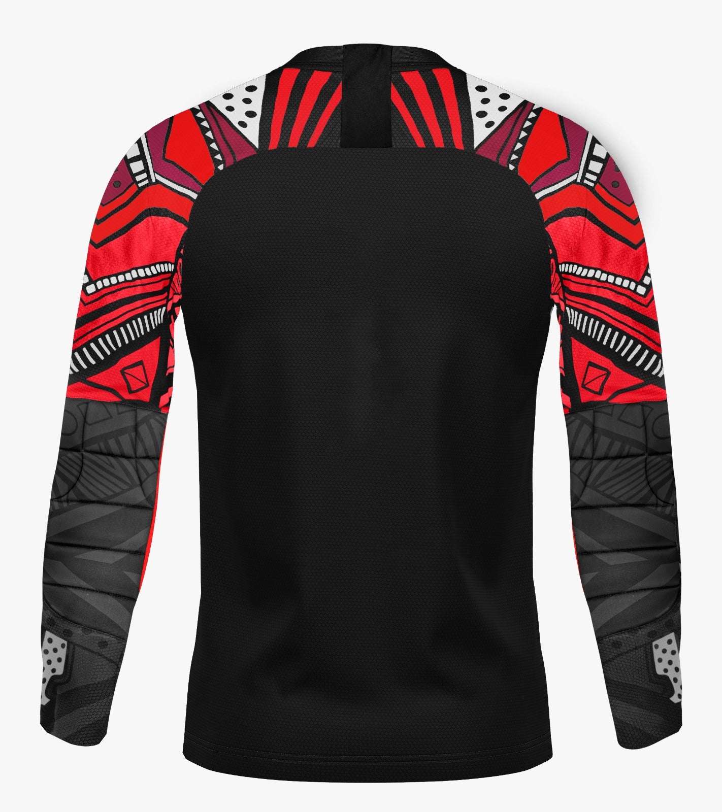 POLERA DE ARQUERO M/LARGA PRO-ONE TEMPO RX NEGRO/ROJA