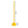 ESTACA DE ENTRENAMIENTO AMARILLO 1 METRO CON BASE PARA ENTRENAMIENTO