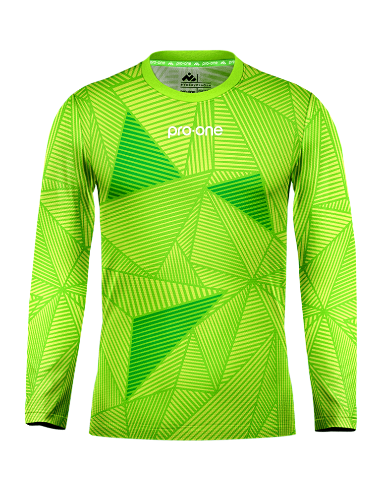 POLERA DE ARQUERO M/LARGA PRO-ONE ENERGY VERDE MANZANA