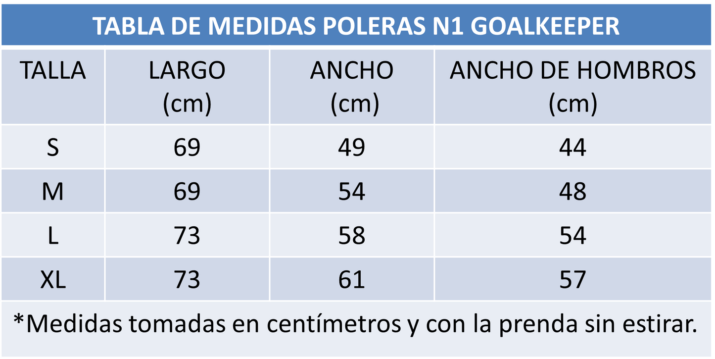 POLERA N1 GOALKEEPER ADULTO ROJO-NEGRO