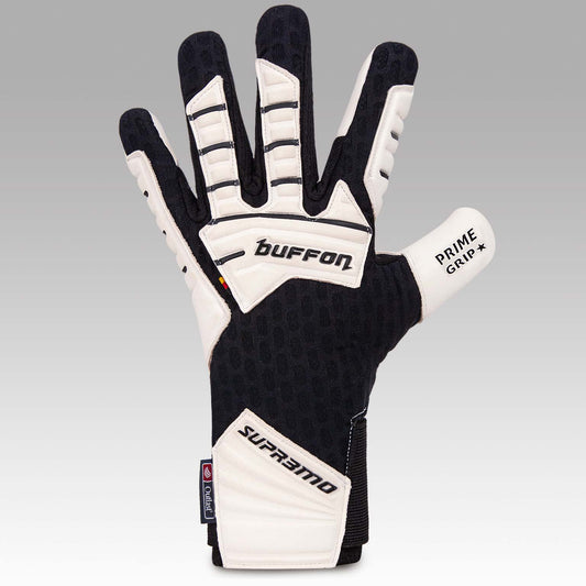 Guante buffon supr3mo negro/blanco/blanco