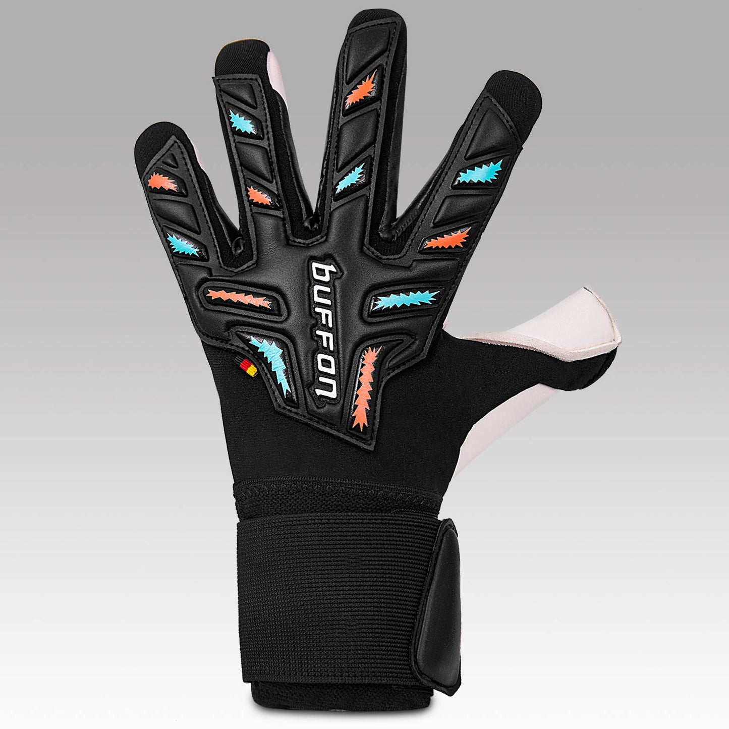 GUANTE BUFFON PIXEL 2 PROFESIONAL NEGRO/NARANJA/MENTA