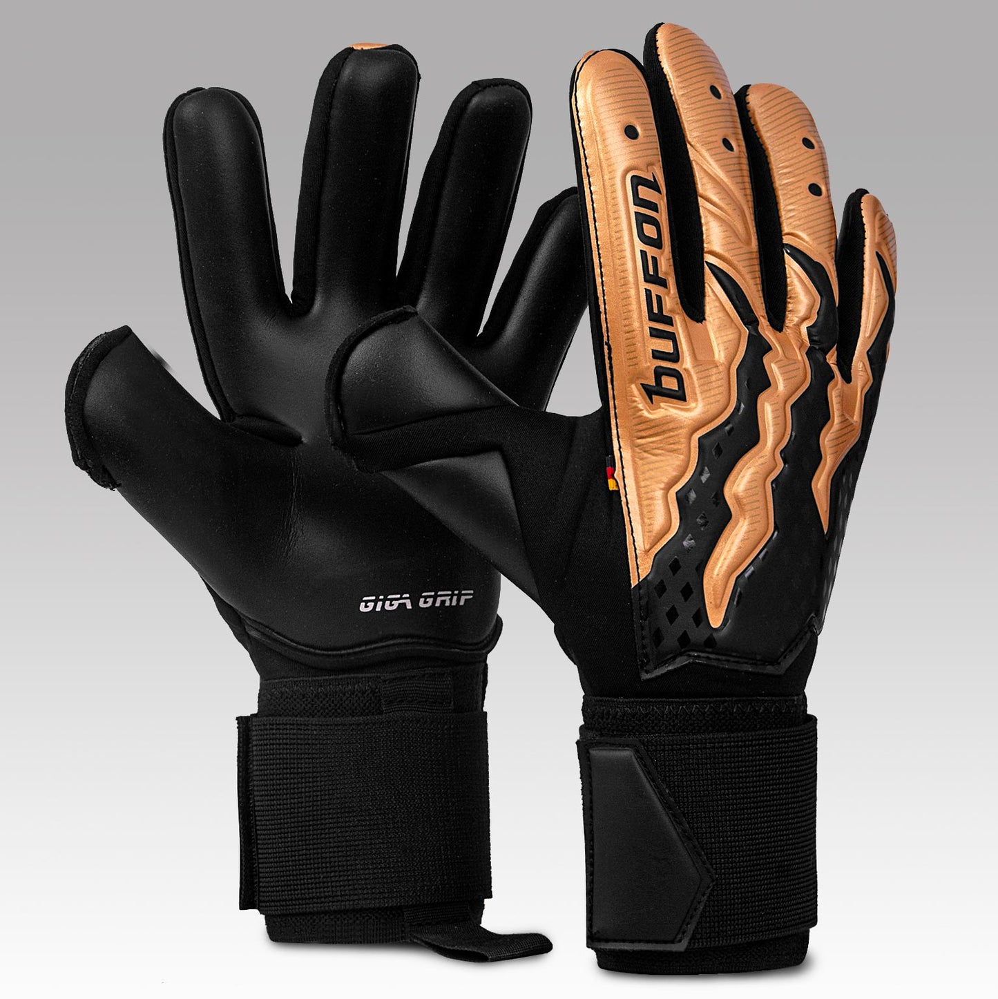 GUANTE BUFFON CERBERO ULTRA ORO/NEGRO SIN FERULAS