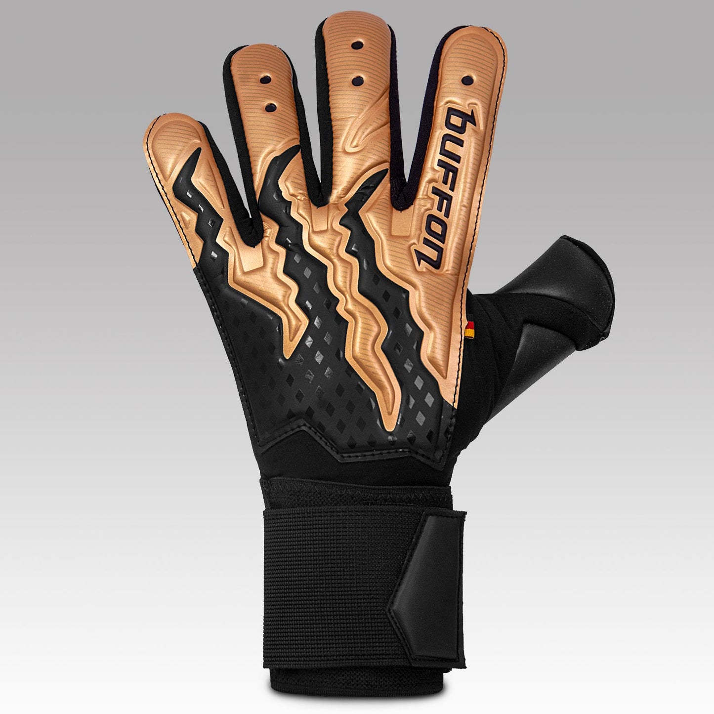 GUANTE BUFFON CERBERO ULTRA ORO/NEGRO SIN FERULAS