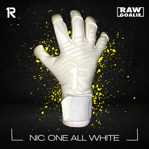 RAW GOALIE NIC ONE ALL WHITE 7° GENERACIÓN (SIN FERULA)