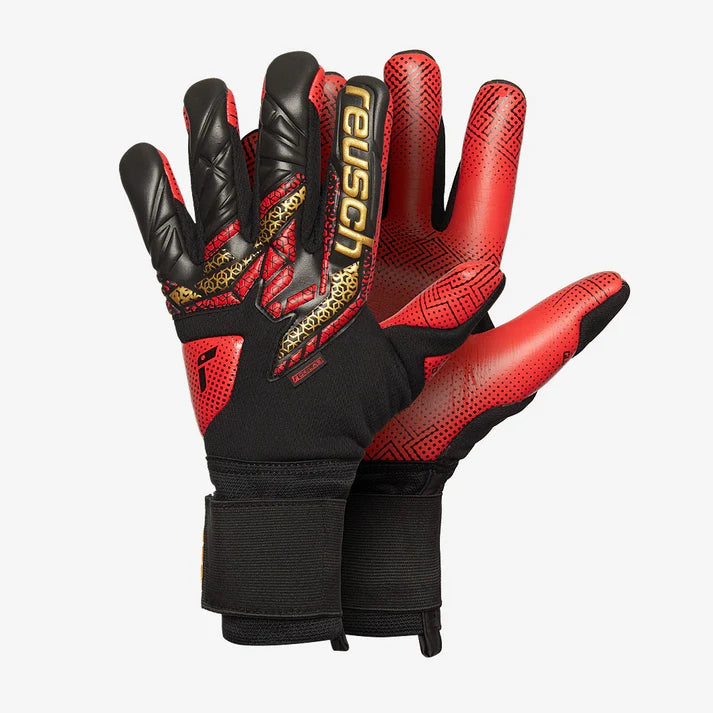GUANTE REUSCH ATTRAKT GOLD X GLUEPRINT SIN FERULA