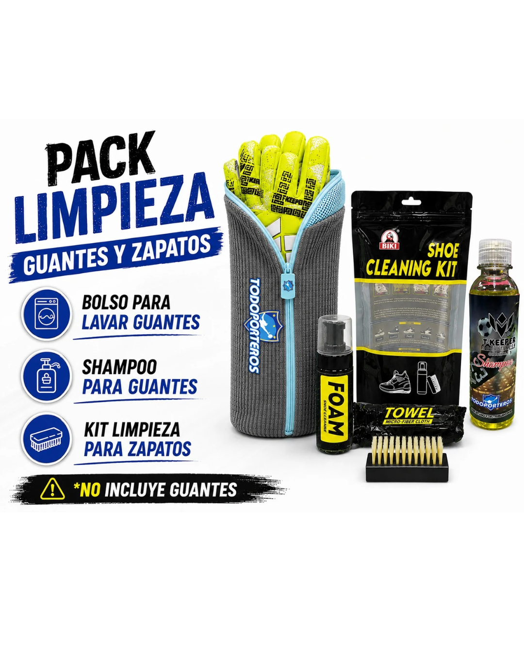 PACK DE LIMPIEZA GUANTES Y ZAPATOS