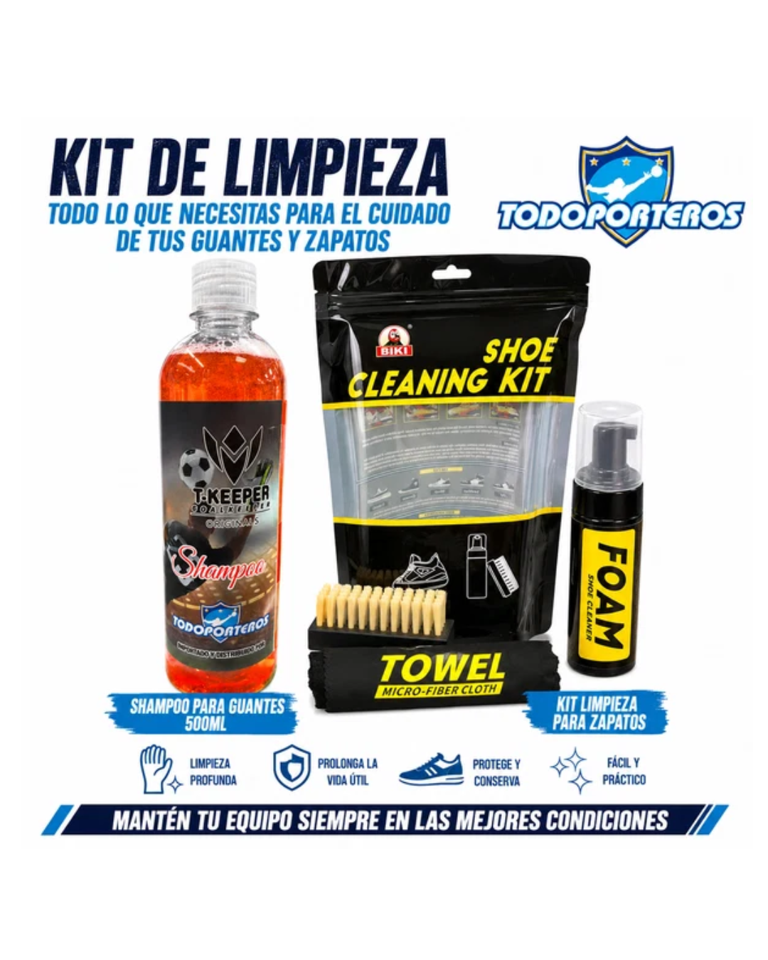 PACK 2 DE LIMPIEZA GUANTES Y ZAPATOS