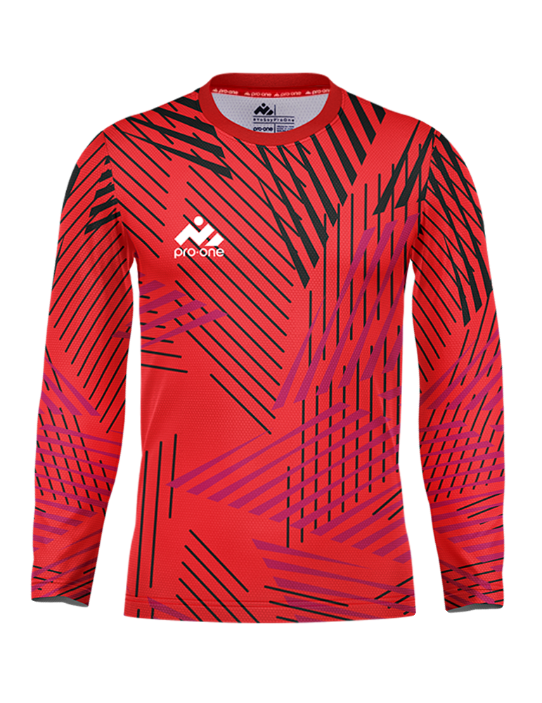 POLERA DE ARQUERO M/LARGA PRO-ONE ENERGY ROJO