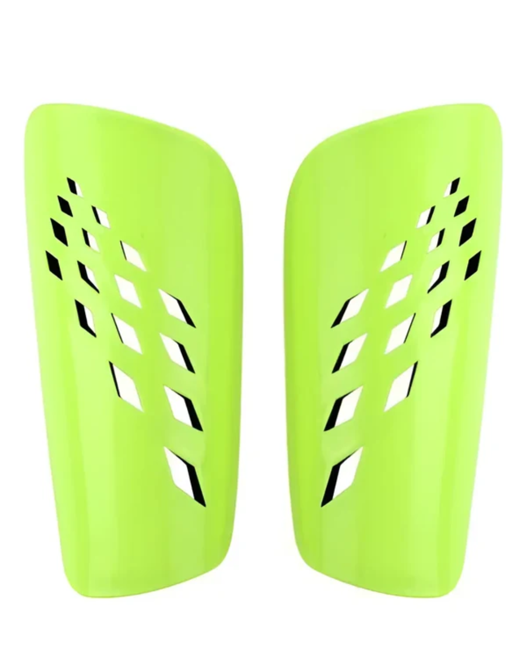 CANILLERA DE FUTBOL VERDE NEON