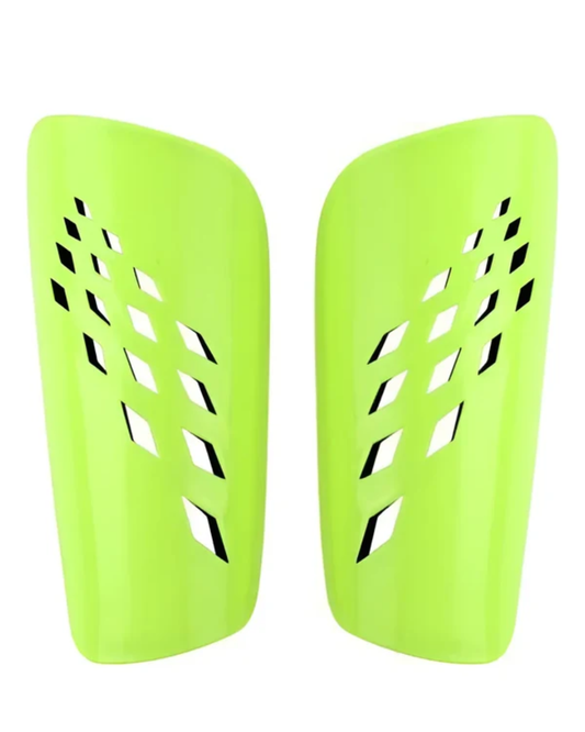 CANILLERA DE FUTBOL VERDE NEON