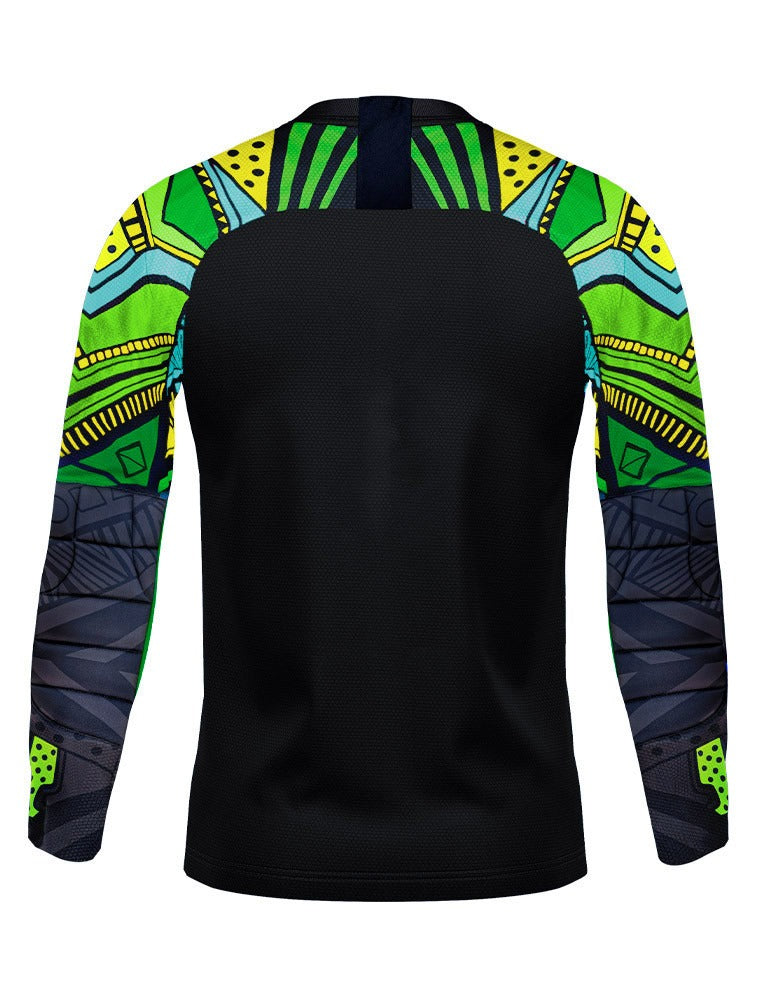 POLERA DE ARQUERO M/LARGA PRO-ONE TEMPO RX NEGRO/VERDE