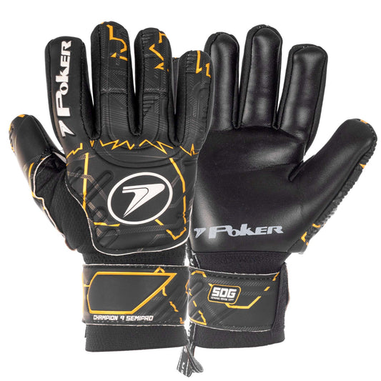 POKER CHAMPION 9 MULTITERRENO NEGRO/DORADO (SIN FERULAS)