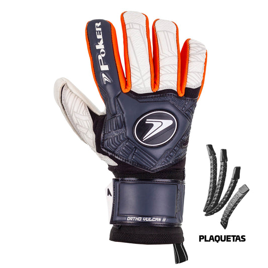 POKER  ORTHO VULCAN III GRIS/BLANCO/NARANJO (CON FERULAS)