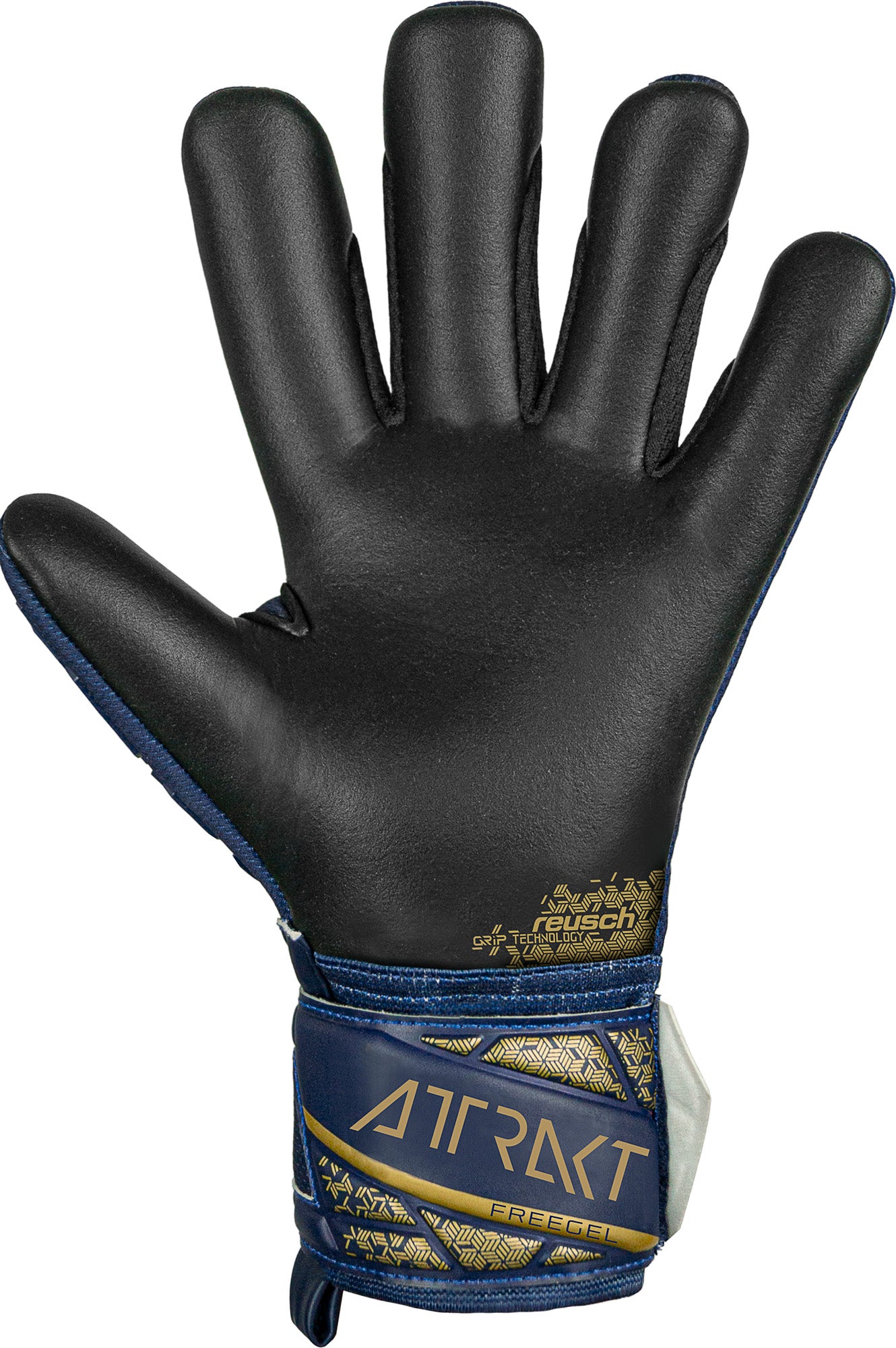 REUSCH ATTRAKT FREEGEL SILVER AZUL (SIN FERULAS)