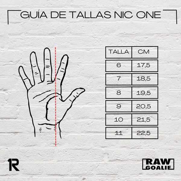 RAW GOALIE NIC ONE ALL BLACK 7° GENERACIÓN (SIN FERULA)