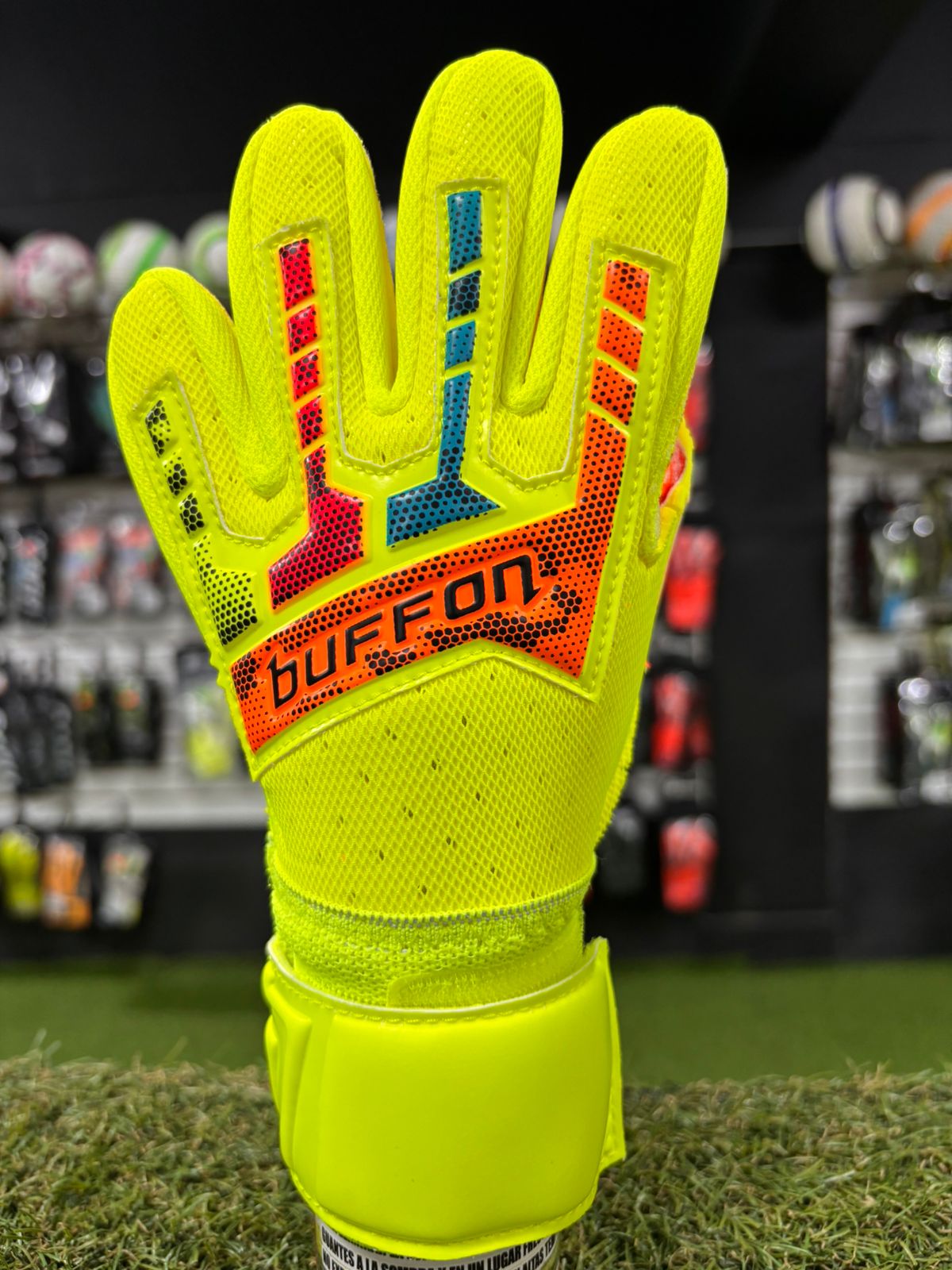 GUANTE BUFFON INTRO INFANTIL TRON NEON/ARCOIRIS/NARANJA