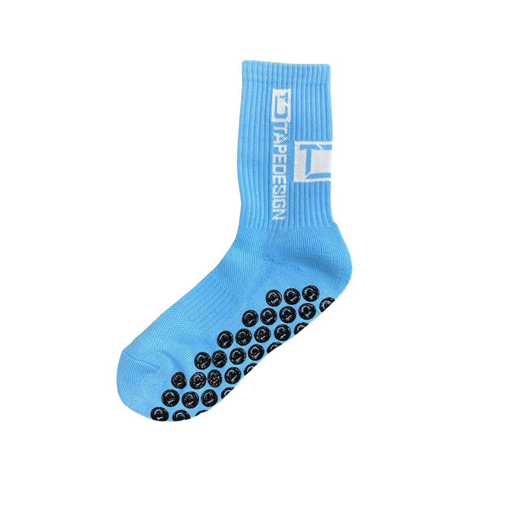 CALCETA ANTIDESLIZANTE CELESTE (28-36)