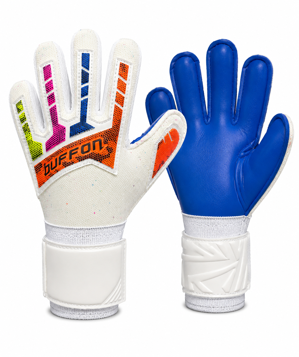 GUANTE BUFFON INTRO INFANTIL TRON BLANCO/ARCOIRIS/AZUL