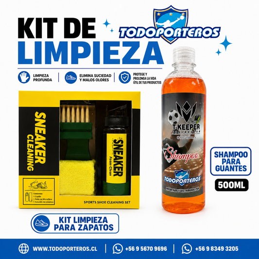 PACK DE LIMPIEZA 3 PARA GUANTES Y ZAPATOS