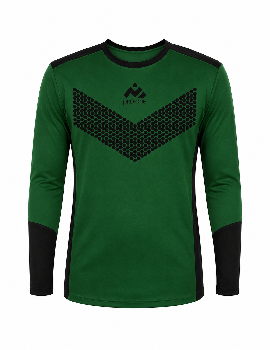 POLERA PRO ONE ADULTO PREMIER VERDE/ NEGRO