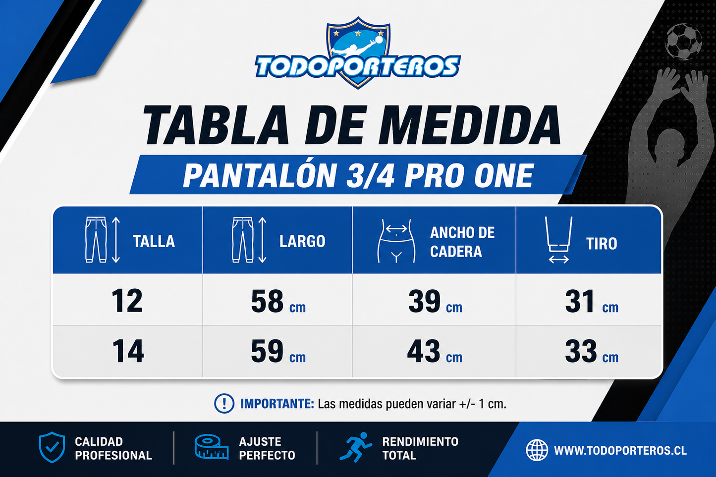 PANTALON 3/4 PRO ONE SHARP NIÑO