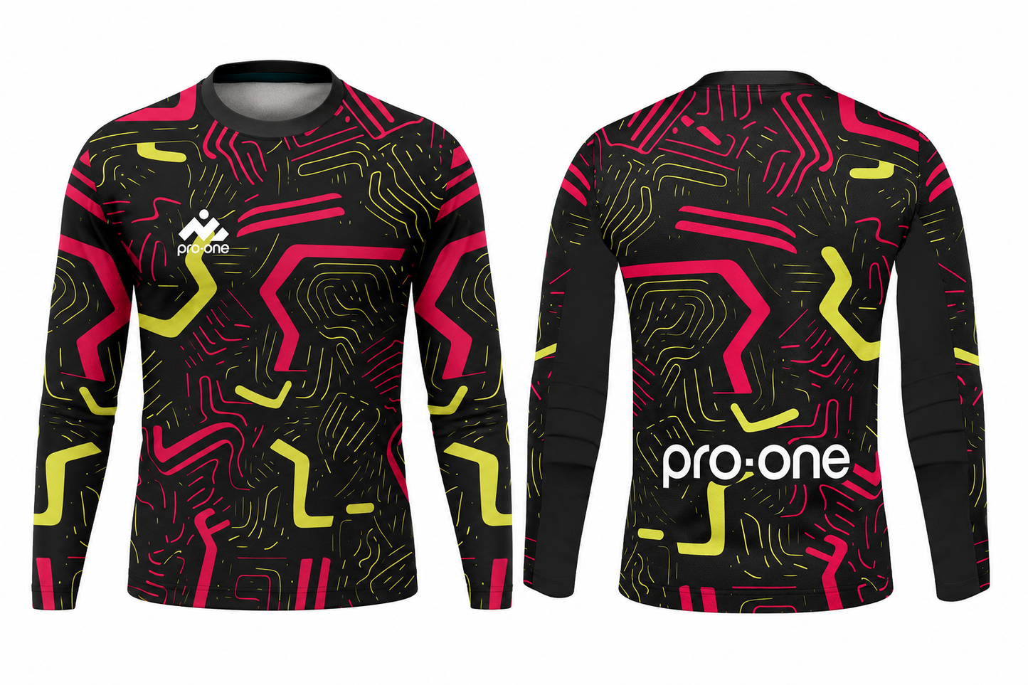 POLERA DE ARQUERO M/LARGA PRO-ONE FOCUS ROJO