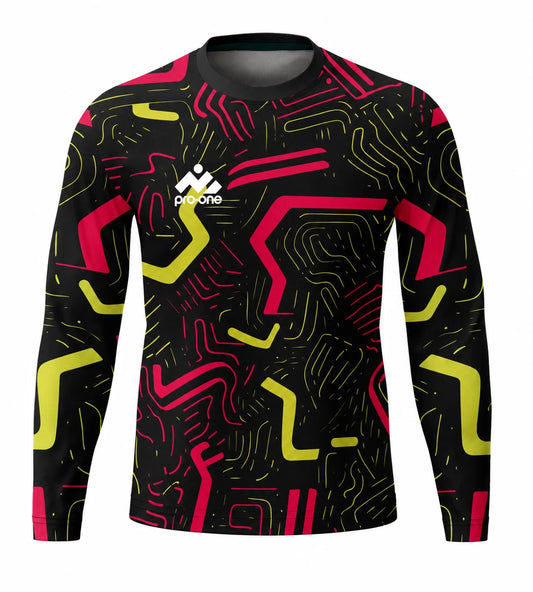 POLERA DE ARQUERO M/LARGA PRO-ONE FOCUS ROJO