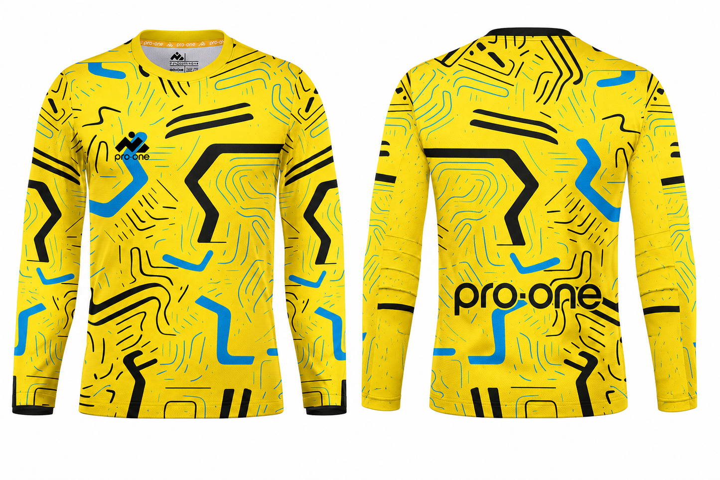 POLERA DE ARQUERO M/LARGA PRO-ONE FOCUS AMARILLO