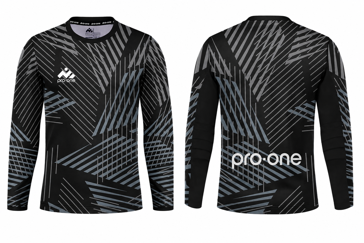 POLERA DE ARQUERO M/LARGA PRO-ONE ENERGY NEGRO